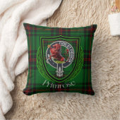 Primrose Scottish Clan Tartan & Crest Kissen (Decke)