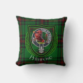 Primrose Scottish Clan Tartan & Crest Kissen (Vorderseite)