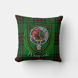 Primrose Scottish Clan Tartan & Crest Kissen