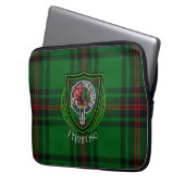 Primrose Scottish Clan Tartan & Crest Laptopschutzhülle (Vorderseite Links)