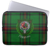 Primrose Scottish Clan Tartan & Crest Laptopschutzhülle (Vorderseite)
