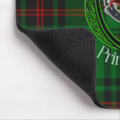 Primrose Scottish Clan Tartan & Crest Mousepad (Ecke)