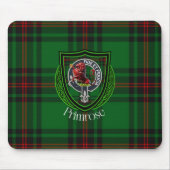 Primrose Scottish Clan Tartan & Crest Mousepad (Vorne)