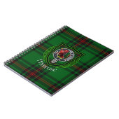 Primrose Scottish Clan Tartan & Crest Notizblock (Linke Seite)