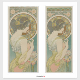 Primrose von Alphonse Mucha (1899) Aufkleber