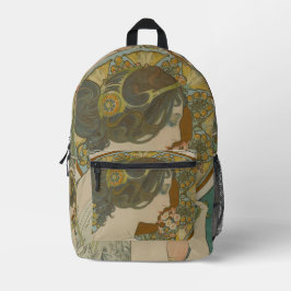Primrose von Alphonse Mucha (1899) Bedruckter Rucksack
