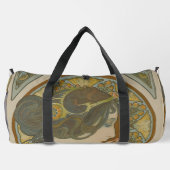 Primrose von Alphonse Mucha (1899) Duffle Bag (Rückseite)