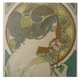 Primrose von Alphonse Mucha (1899) Fliese