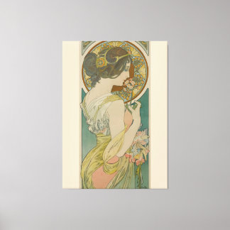 Primrose von Alphonse Mucha (1899) Leinwanddruck