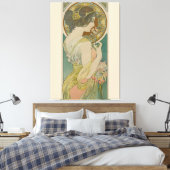 Primrose von Alphonse Mucha (1899) Leinwanddruck (Insitu (Schlafzimmer))
