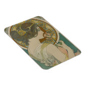 Primrose von Alphonse Mucha (1899) Magnet (Rechte Seite)