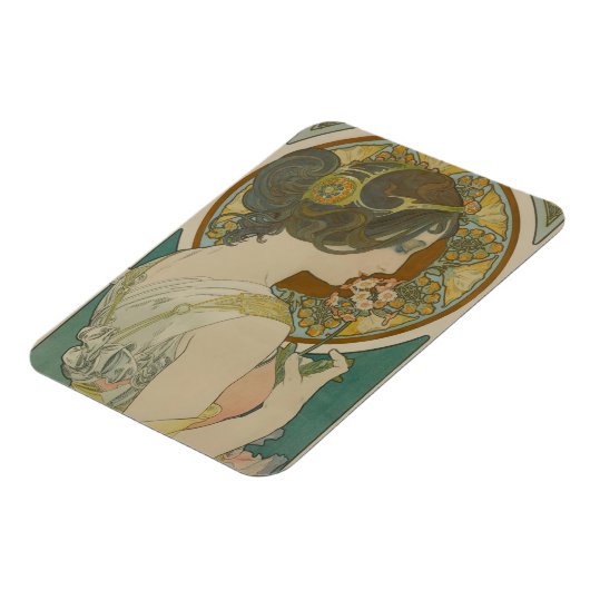 Primrose von Alphonse Mucha (1899) Magnet (Linke Seite)