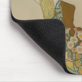 Primrose von Alphonse Mucha (1899) Mousepad (Ecke)