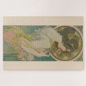 Primrose von Alphonse Mucha (1899) Puzzle (Horizontal)