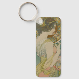 Primrose von Alphonse Mucha (1899) Schlüsselanhänger