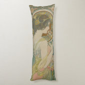 Primrose von Alphonse Mucha (1899) Seitenschläferkissen (Rückseite (Vertikal))