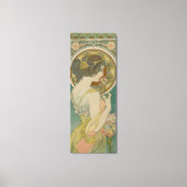 Primrose von Alphonse Mucha Leinwanddruck (Vorderseite)