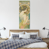 Primrose von Alphonse Mucha Leinwanddruck (Insitu (Schlafzimmer))