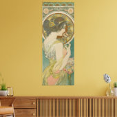 Primrose von Alphonse Mucha Leinwanddruck (Insitu (Wohnzimmer))