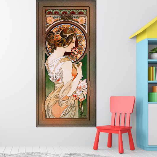 Primrose von Alphonse Mucha Poster (Kinderzimmer 1)