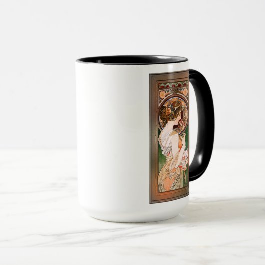 Primrose von Alphonse Mucha Tasse (VorderseiteRechts)