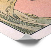 Primrose von Alphonse Mucha - Vintager Jugendstil Poster (Ecke)