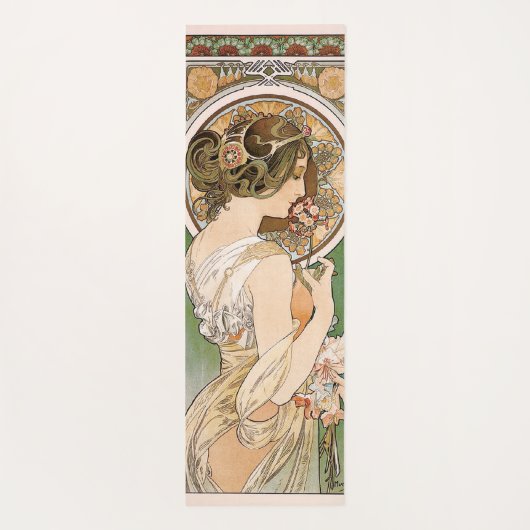 Primrosen, Mucha Yogamatte (Rückseite)