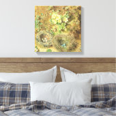 Primrosen und Vogelnester Leinwanddruck (Insitu (Schlafzimmer))