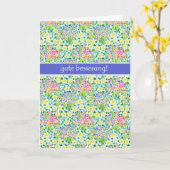 Primroses bekommt gute Karte, deutsche Begrüßung Karte (Gelbe Blume)