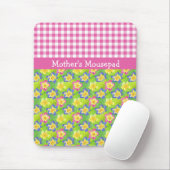 Primroses Mousepad zu personalisieren: Pink Gingha (Mit Mouse)