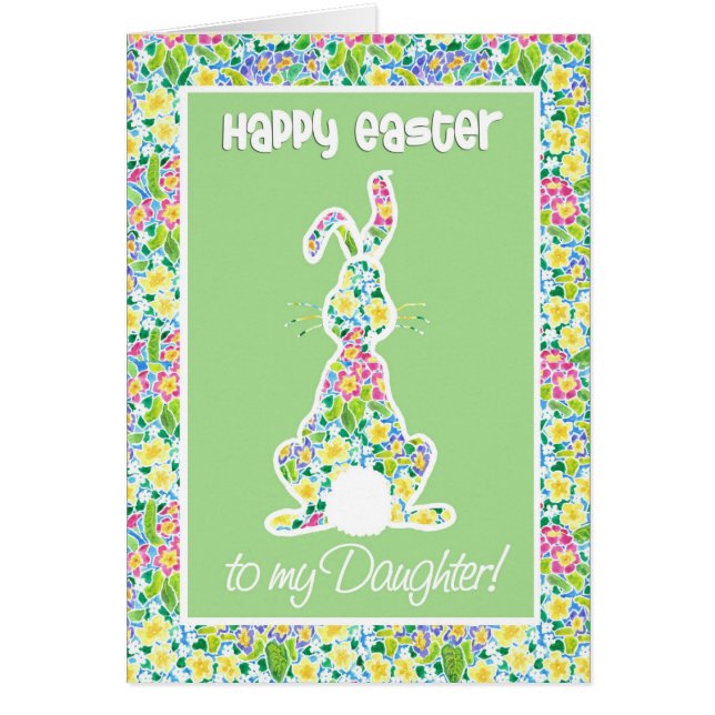 Primroses Niedliches Kaninchen Ostern für Tochter (Vorne)