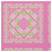 Primroses Pink Vintage Imitate Muster Muster Stoff (Nahaufnahme)