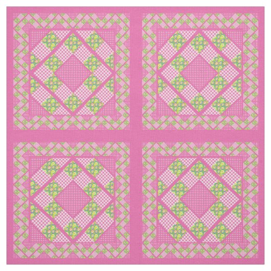 Primroses Pink Vintage Imitate Muster Muster Stoff (Muster)