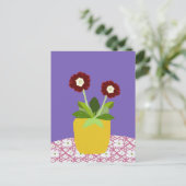 Primula aricula Postkarte (Stehend Vorderseite)