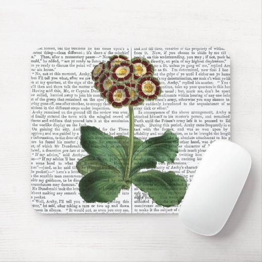 Primula Auricula Red Mousepad (Mit Mouse)