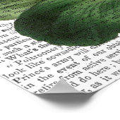 Primula Auricula Red Poster (Ecke)