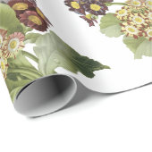 Primula-Blume Geschenkpapier (Rolleneckpunkt)