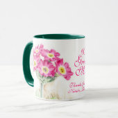 Primula Blumenkunst Die größte Mutter-Tasse der We Tasse (Vorderseite Links)