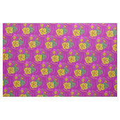 Primula-Frühling botanische Aquarellstoffe Stoff (Fat Quarter (45,7 x 55,9 cm))