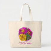 Primula Happy Easter Fine Art Tasche (Vorne)
