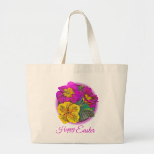 Primula Happy Easter Fine Art Tasche