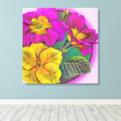 Primula-Leinwand-Feinpapier Leinwanddruck (Insitu (Holzboden))