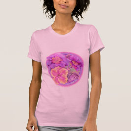 Primula Primroses bemalt T - Shirt