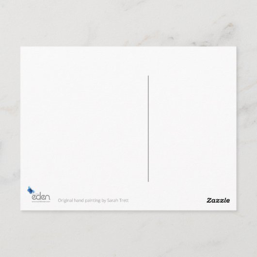 Primula-Primzahlen Postkarte (Rückseite)