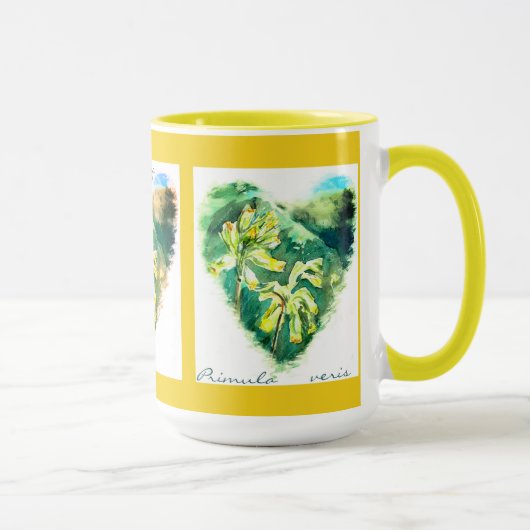 Primula veris Green Heart Cowslip Tasse (Rechts)