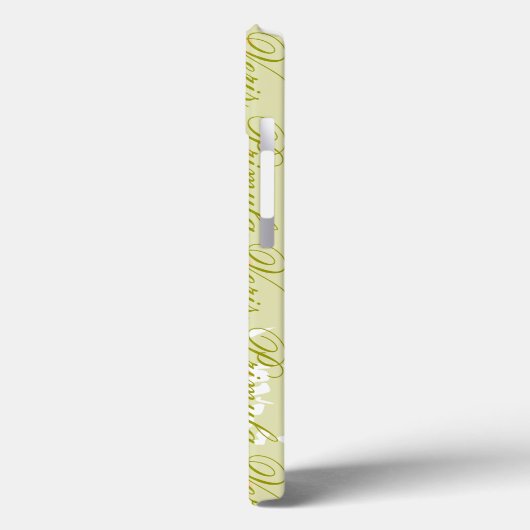 Primula Veris Sand Timer Herzname Case-Mate iPhone Hülle (Rückseite / Links)