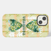 Primula Veris Sand Timer Herzname iPhone Hülle (Rückseite (Horizontal))
