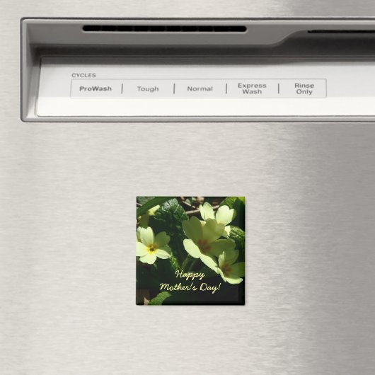 Primula vulgaris Primrose Muttertagmagnet Magnet (In Situ (Geschirrspüler))