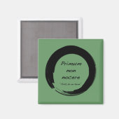Primum non Nocere Magnet (Vorderseite/Rückseite)