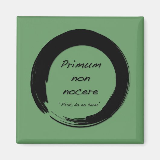 Primum non Nocere Magnet (Vorne)
